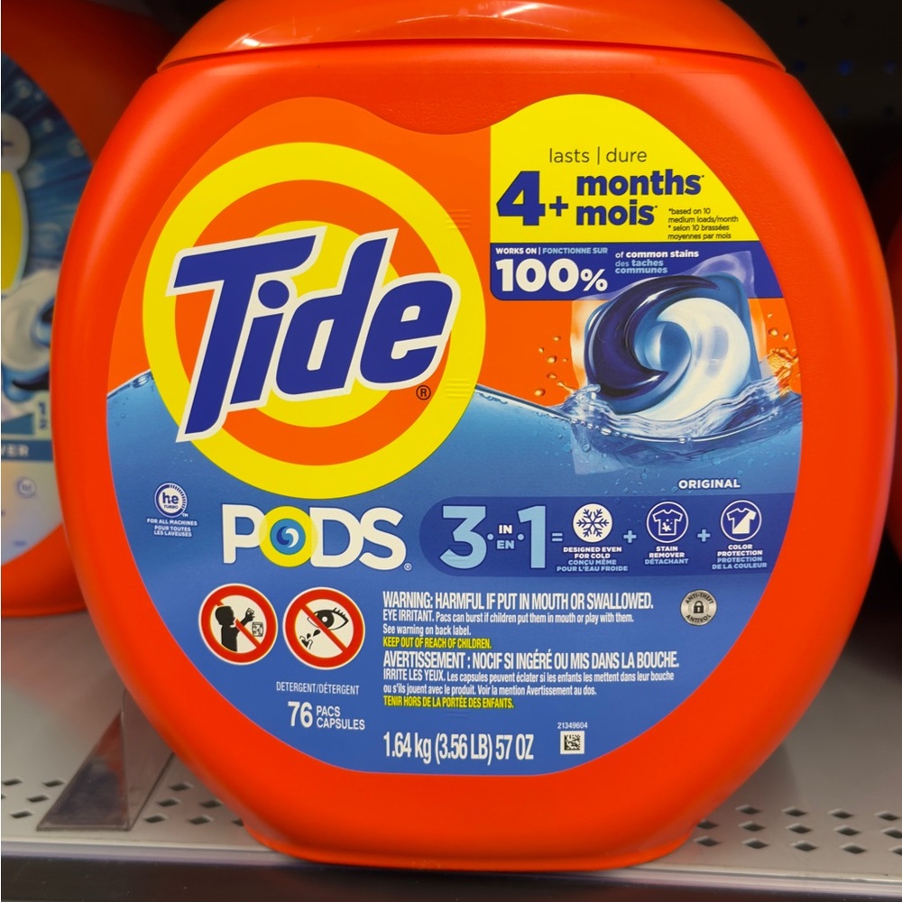 Tide PODS 3-in-1 Laundry Detergent Pacs - Orange - Picture 3 of 3
